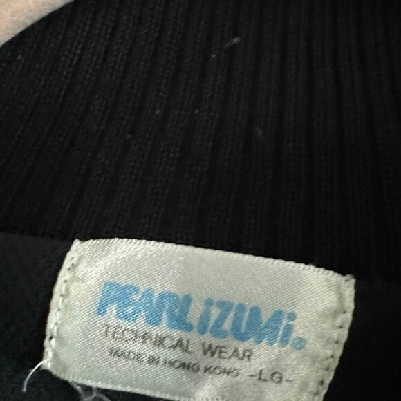 PEARL IZUMI Vintage 80s 90s Wool-Blend Technical Wear Cycling 1/4 Zip Pullover L - Picture 2 of 4